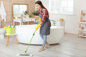 What is the most efficient way to clean a house