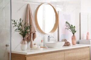 What is the easiest way to clean mirrors