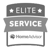 home advisor badge - elite service